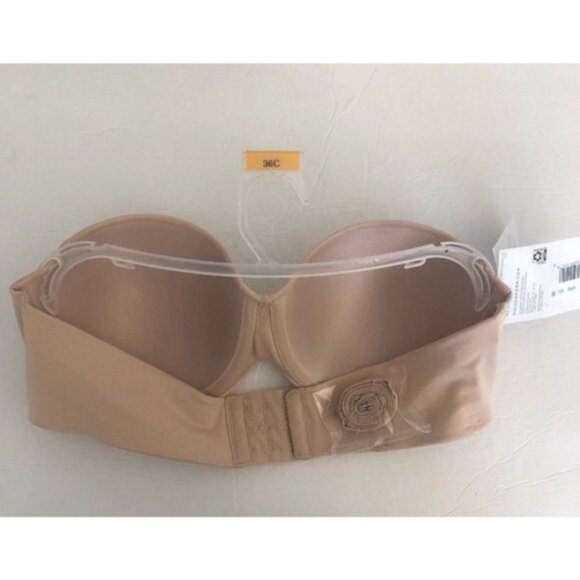 Sweet Nothings Women's Maidenform No Slip Smooth Look Strapless Beige Bra 36C - Picture 9 of 10